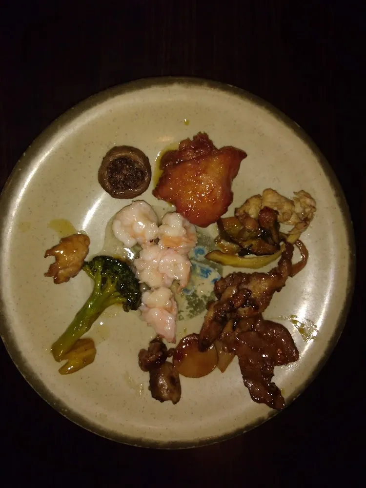 A Variety of Chicken and Shrimp